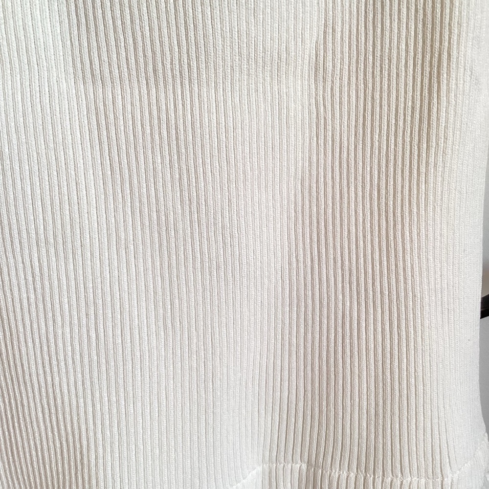 Anthropologie White Cutout Eyelet Midi Dress bride bridal wedding party sexy hot - Picture 8 of 15
